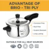 Pigeon 5 L Brio Pressure cooker - Image 2